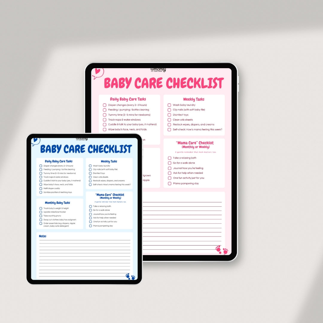 Baby Care Checklist
