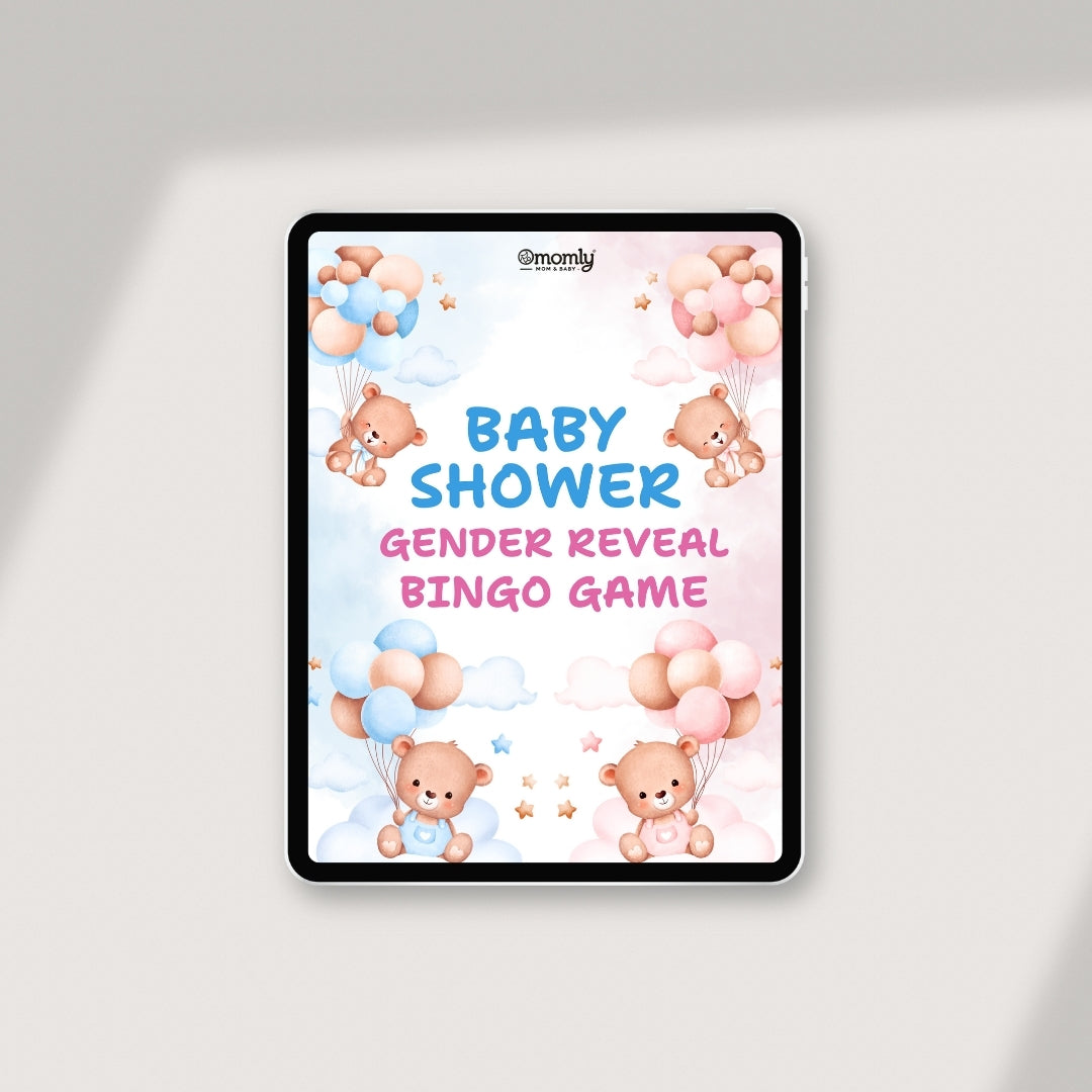 Baby Shower Gender Reveal Bingo Game
