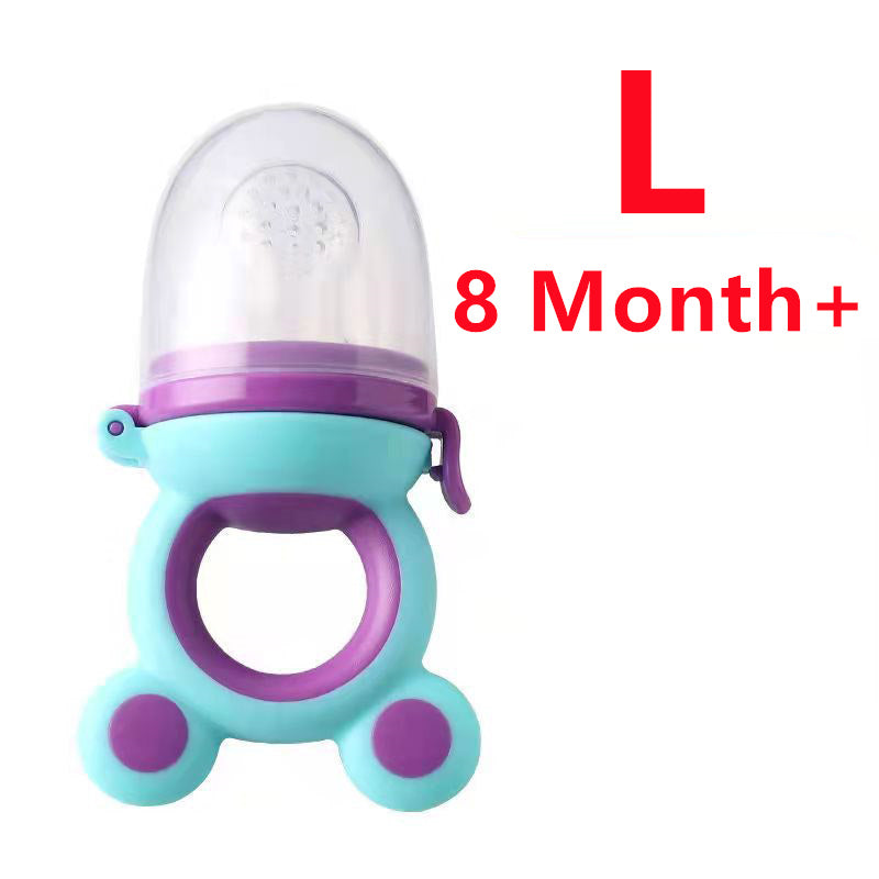 Blue Baby Teether Nipple Fruit (Set of 3)