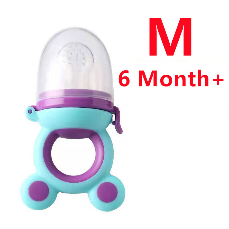 Blue Baby Teether Nipple Fruit (Set of 3)