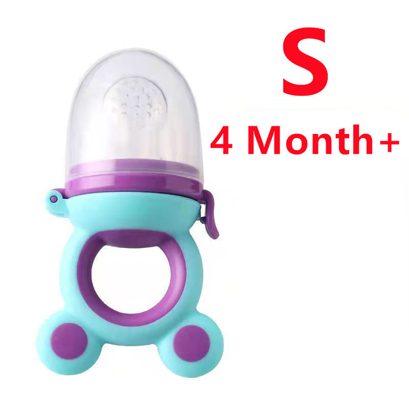 Blue Baby Teether Nipple Fruit (Set of 3)