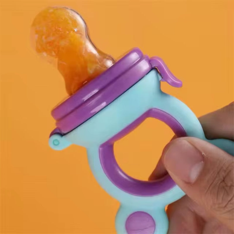 Blue Baby Teether Nipple Fruit (Set of 3)