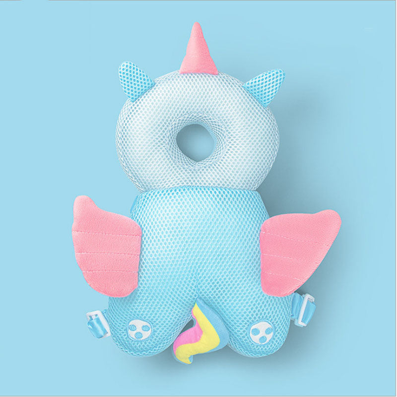 Blue Unicorn Baby Head Protector