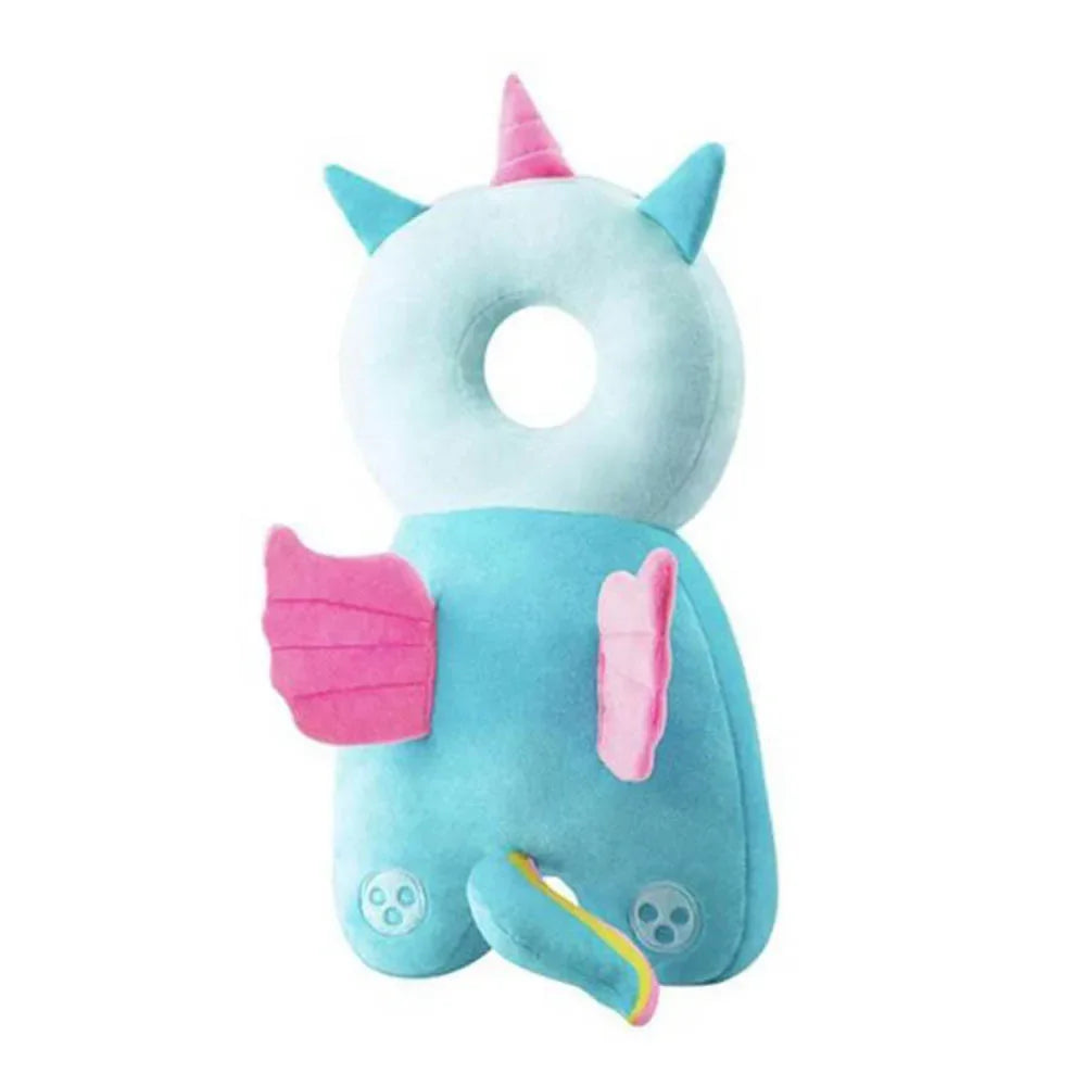 Blue Unicorn Baby Head Protector