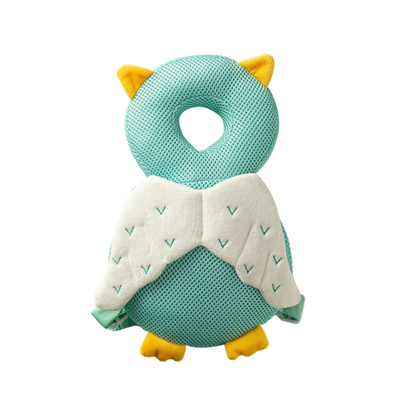 Green Owl Baby Head Protector