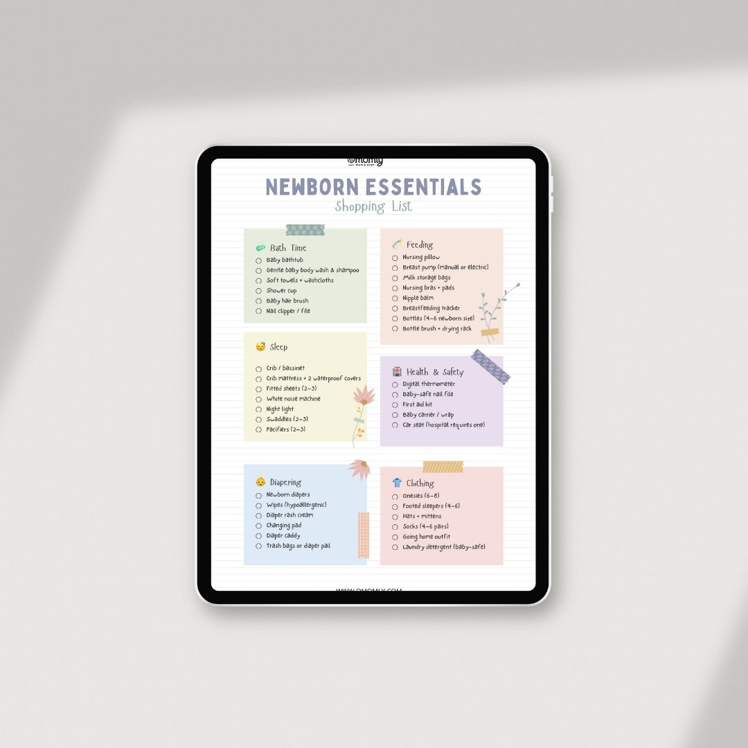 Newborn Essentials Shopping List