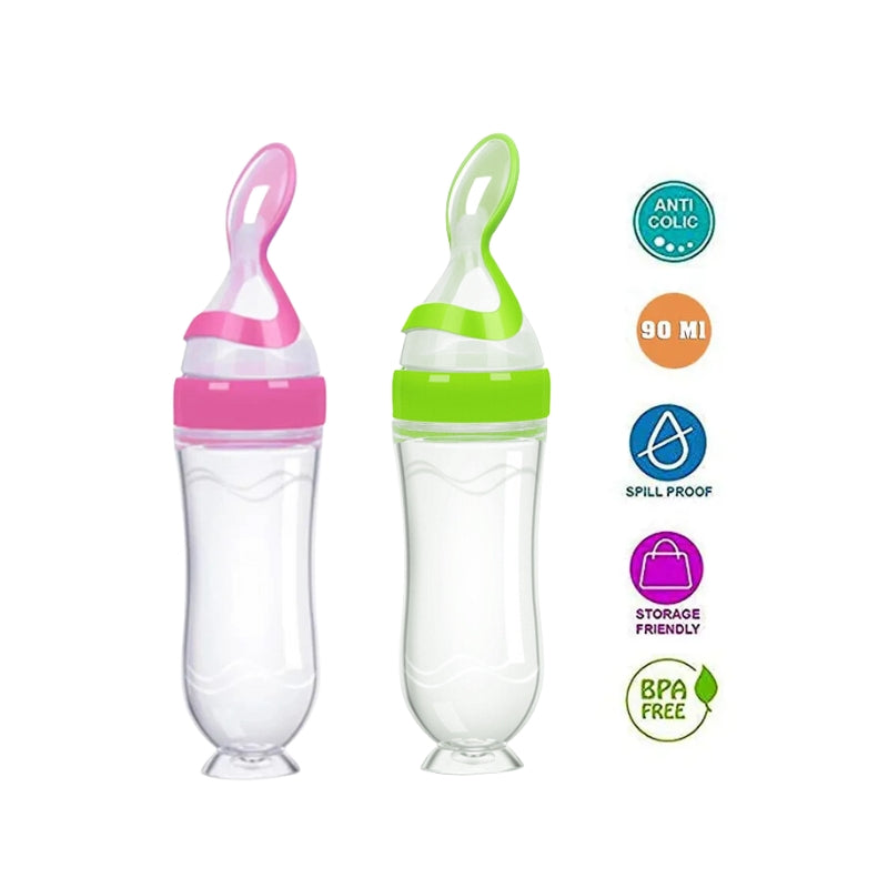 Baby Bottle Feeding Spoon (Set of 2)