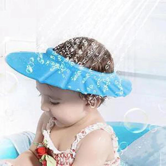 Blue Baby Shower Cap