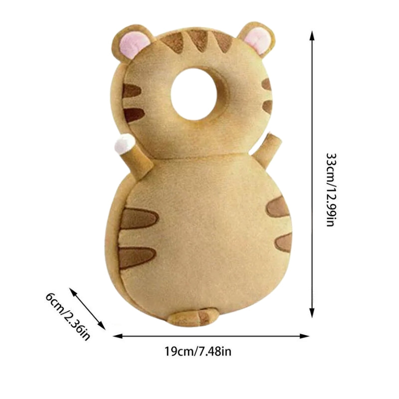 Brown Tiger Baby Head Protector