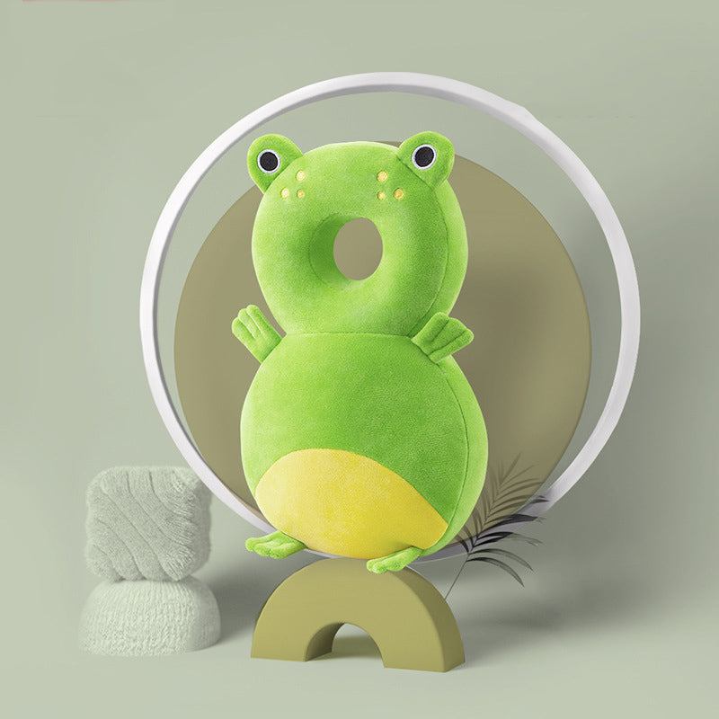 Green Frog Baby Head Protector