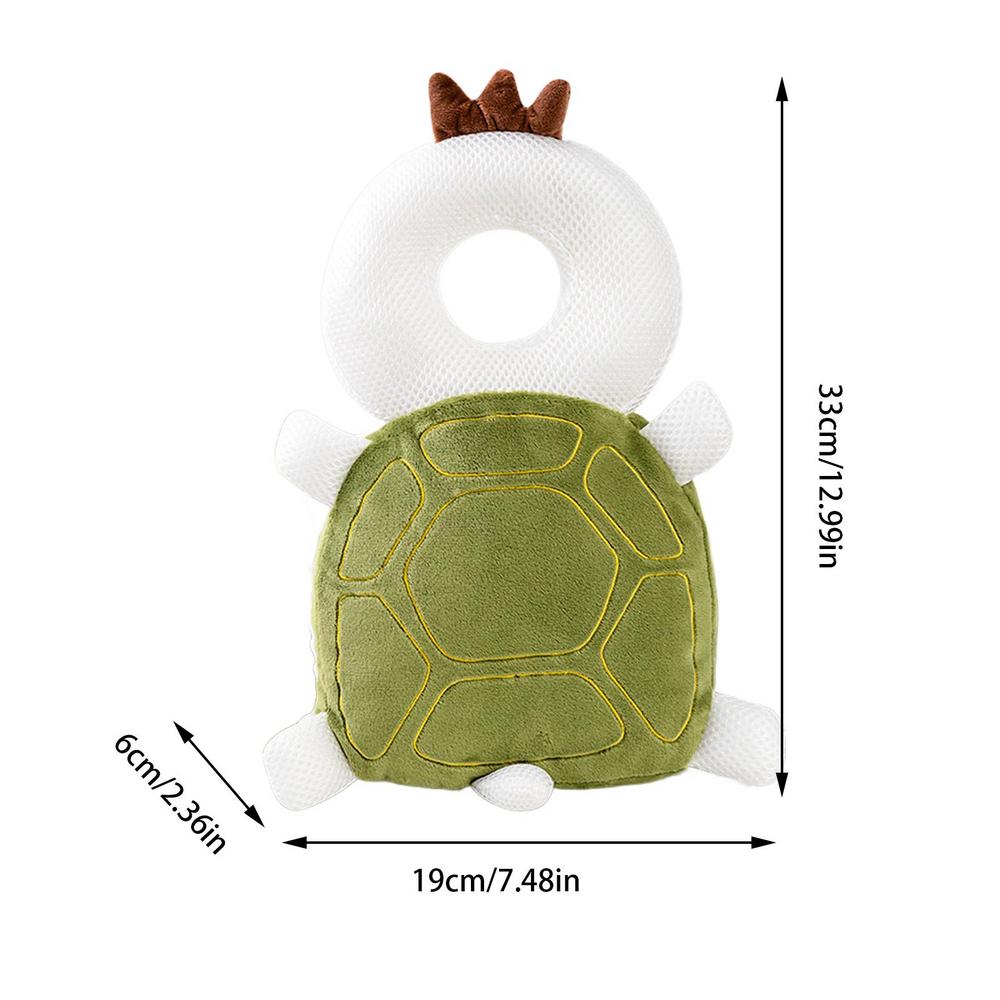 Green Turtle Baby Head Protector