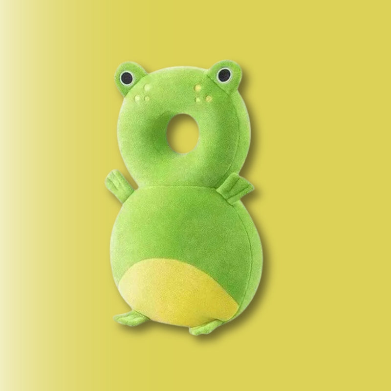 Green Frog Baby Head Protector