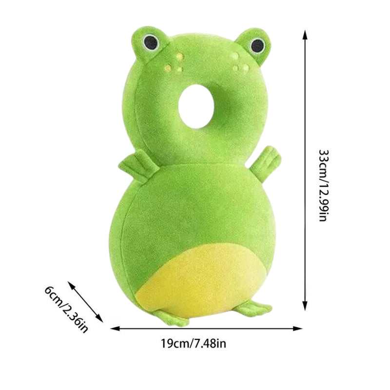 Green Frog Baby Head Protector