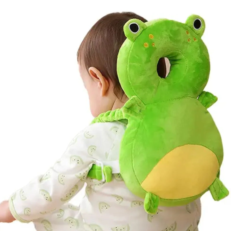 Green Frog Baby Head Protector