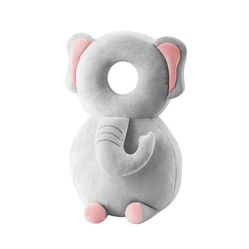 Grey Elephant Baby Head Protector