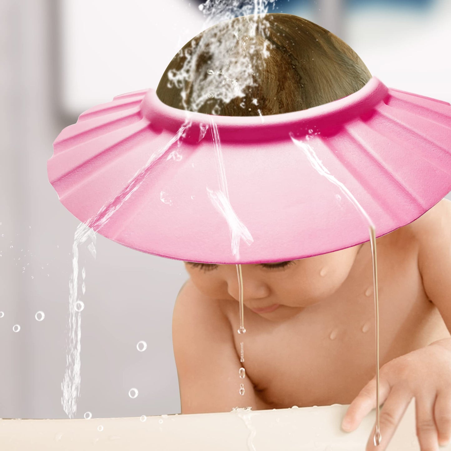 Pink Baby Shower Cap