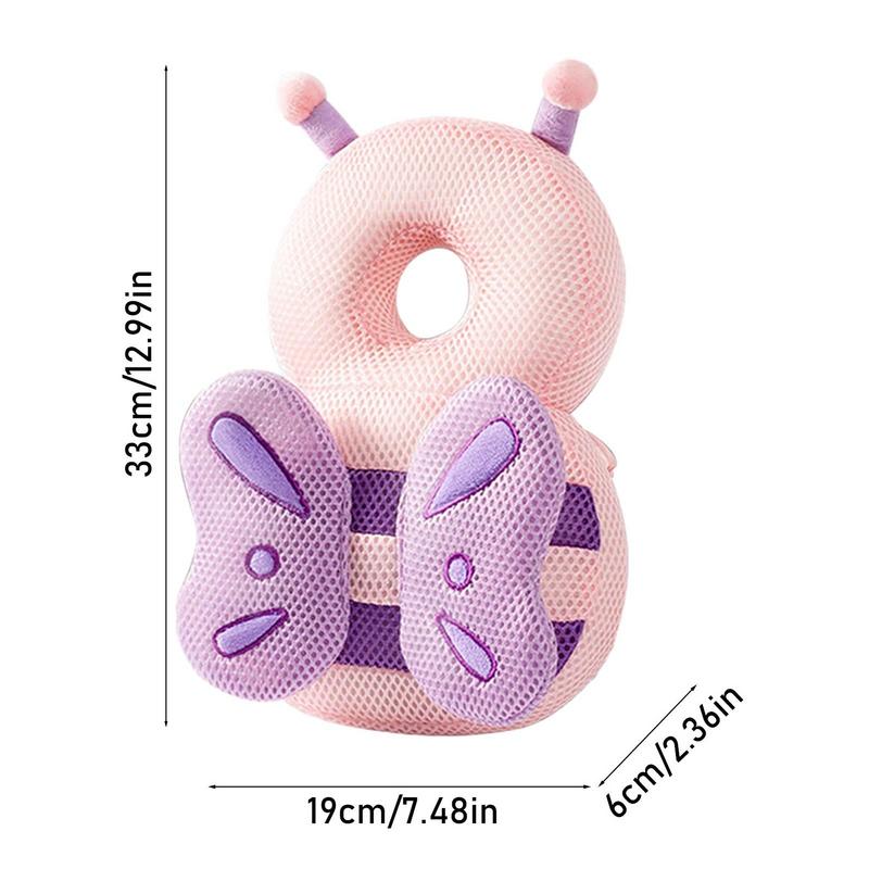 Pink Butterfly Baby Head Protector