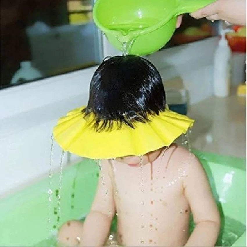 Yellow Baby Shower Cap