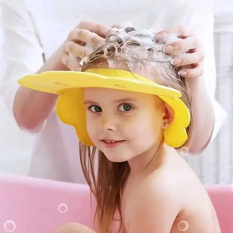 Yellow Baby Shower Cap