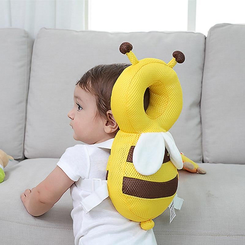 Yellow Bee Baby Head Protector